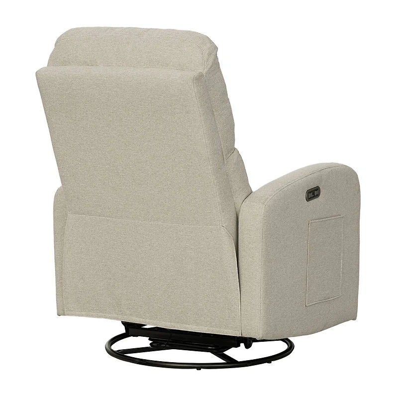 INK+IVY Curved Slope-Arm Recliner