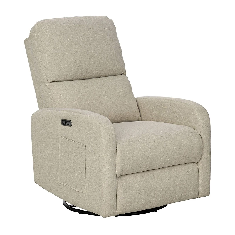 INK+IVY Curved Slope-Arm Recliner