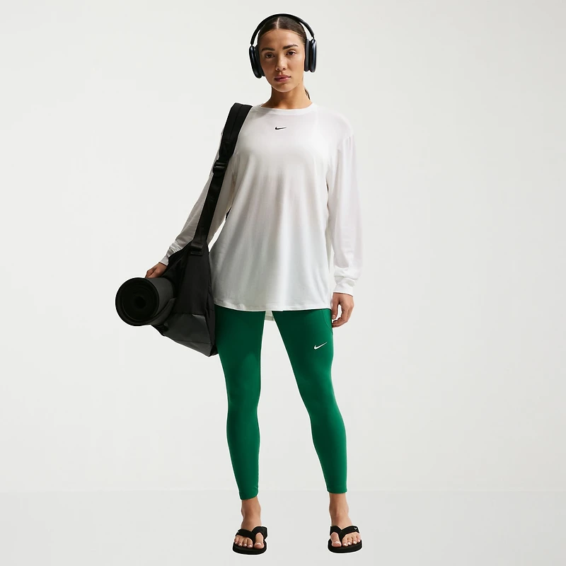 Nike Womens Moisture Wicking Quick Dry High Rise Knit 7/8 Ankle Legging