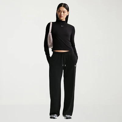 Nike Womens DRAWSTRING WAIST Lightweight Moisture Wicking Straight Low Rise Regular Fit Sweatpant