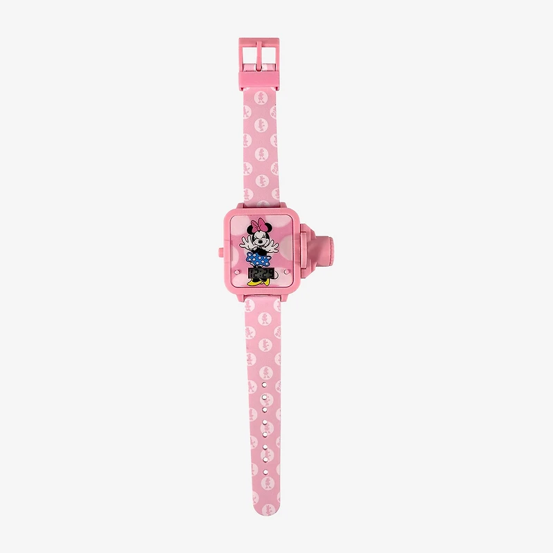 Disney Minnie Mouse Boys Pink Strap Watch Mn4527jc