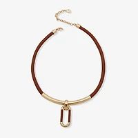 Worthington Womens 17 Inch Pendant Necklace