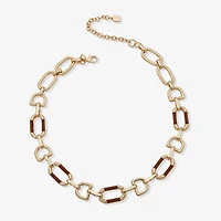 Worthington Womens 17 Inch Collar Necklace