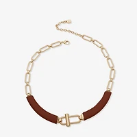 Worthington Womens 17 Inch Collar Necklace