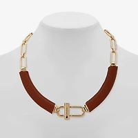 Worthington Womens 17 Inch Collar Necklace