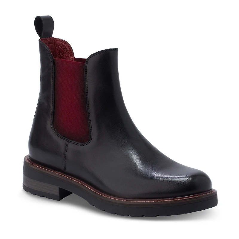 Eastland Womens Willa Block Heel Chelsea Boots