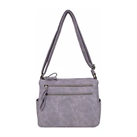 Bueno of California Antique Pebble Washed Medium Crossbody Bag