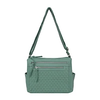 Bueno of California Double Zip Medium Crossbody Bag