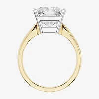 (F / Vs2) Womens 8 Ct.T.W. Lab Grown White Diamond 14K Gold Rectangular Solitaire Engagement Ring