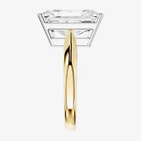 (F / Vs2) Womens 8 Ct.T.W. Lab Grown White Diamond 14K Gold Rectangular Solitaire Engagement Ring