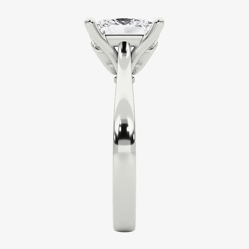 Grown Gorgeous (F / Vs2) Womens /4 CT. T.W. Lab White Diamond Platinum Solitaire Engagement Ring