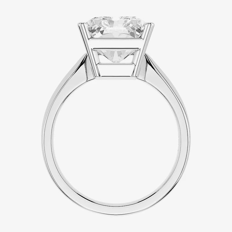 (F / Vs2) Womens 8 Ct.T.W. Lab Grown White Diamond 14K Gold Rectangular Solitaire Engagement Ring