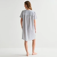 Adonna Womens Short Sleeve Mid Length Robe