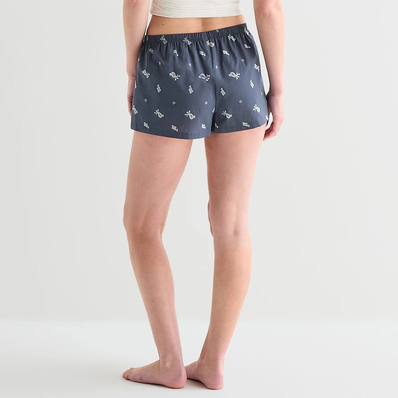 Arizona Womens Juniors Pajama Shorts
