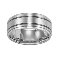 Stainless Steel Ring, Mens 9mm Band