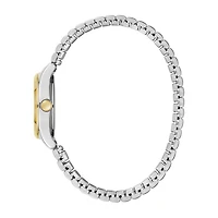 Caravelle Designed By Bulova Womens Two Tone Stainless Steel Expansion Watch 45l185