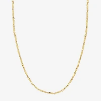Womens 14K Gold 16 Inch Fashion Chain Necklace
