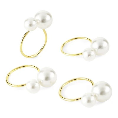 Homewear Pearl 4-pc. Napkin Ring