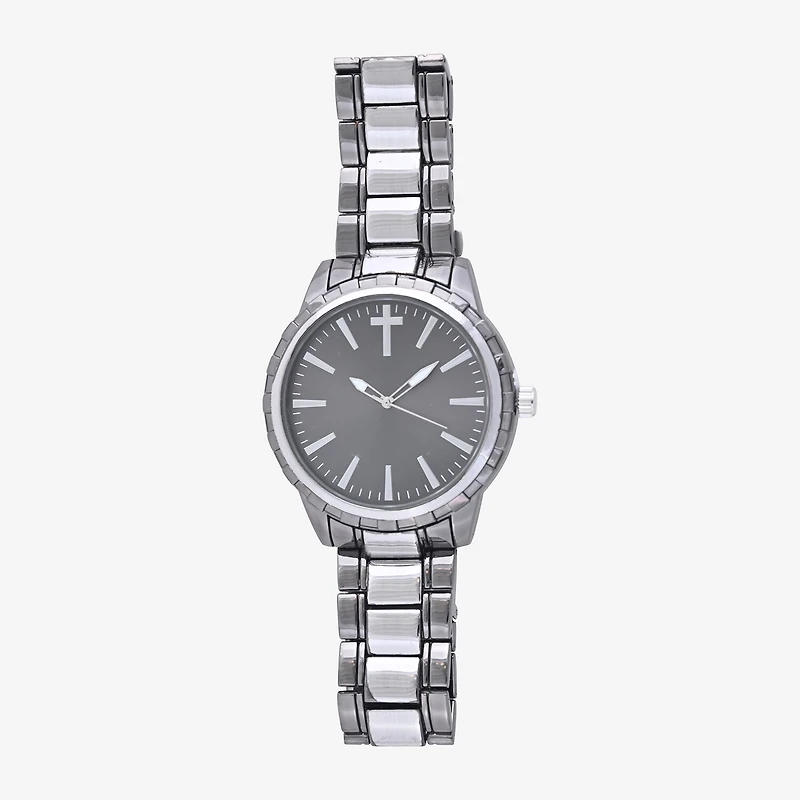Lord'S Prayer Mens Two Tone 3-pc. Watch Boxed Set Mac7111jc
