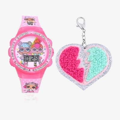 LOL Girls Multicolor 2-pc. Watch Boxed Set Lol40241jc
