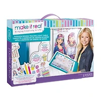 Make It Real Fashion Design Tracing Light Table 8-pc. Coloring Set