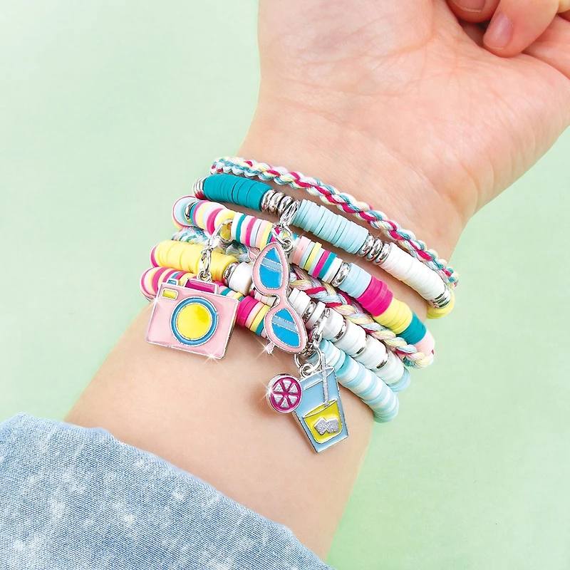 Make It Real Summer Vibes Heishi Bead Set Jewelry Kit