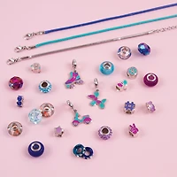 Make It Real Halo Charms Bracelets True Blue DIY Jewelry Kit