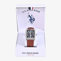 U.S. Polo Assn. Mens Brown Strap Watch Usc50598jc