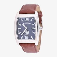 U.S. Polo Assn. Mens Brown Strap Watch Usc50598jc