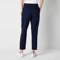 Stylus Womens Tapered High Rise Pull-On Pant
