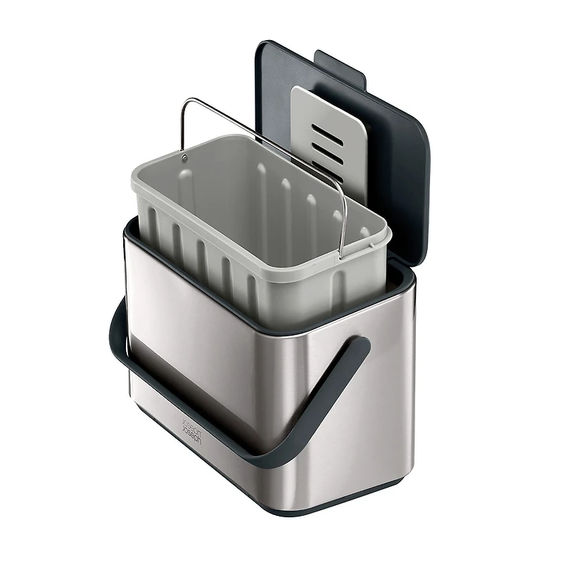Joseph Joseph Stainless Steel 4L Waste Caddy