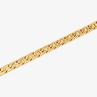 Mens Stainless Steel 8 3/4 Inch Link Bracelet