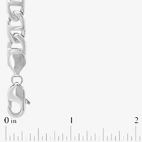 Mens Stainless Steel 8 3/4 Inch Link Bracelet