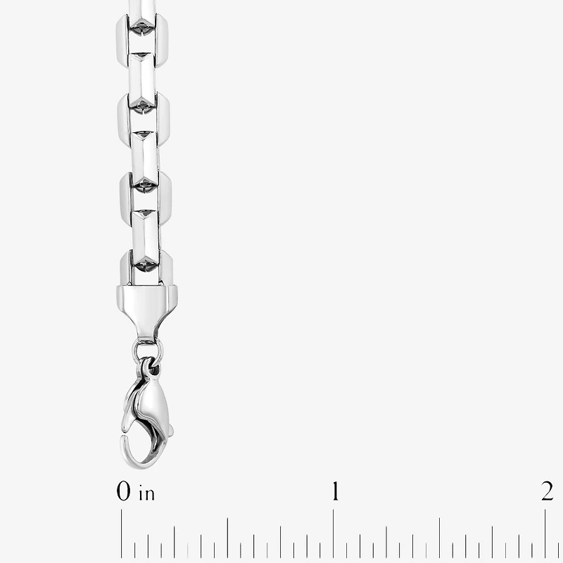 Mens Stainless Steel 24 Inch Link Necklace