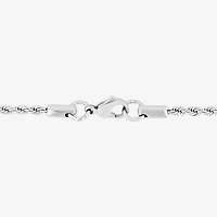 Mens Rope Stainless Steel Chain Necklace