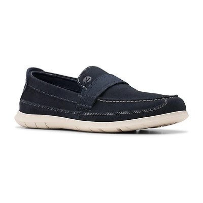Clarks Flexway Mens Moc Closed Toe Oxford Shoes