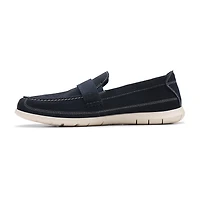 Clarks Flexway Mens Moc Closed Toe Oxford Shoes