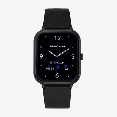 Armitron Connect Unisex Adult Chronograph Black Smart Watch 42-1017dgbk