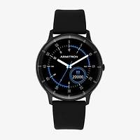 Armitron Connect Unisex Adult Chronograph Black Smart Watch 42-1021bkbk