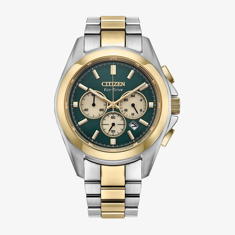 Citizen Mens Chronograph Two Tone Stainless Steel Bracelet Watch Ca4684-54x