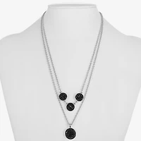 Mixit Womens Round 17 Inch Pendant Necklace