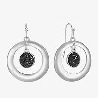 Mixit Womens Round Drop Earrings