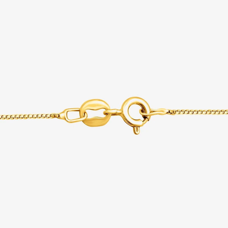 (G Womens 1 CT. T.W. Lab Grown White Diamond 10K Gold Cross 18 Inch Pendant Necklace