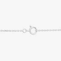 (G / Si1 - Si2) Womens 1 CT. T.W. Lab Grown White Diamond 10K Gold Clover Pear 18 Inch Pendant Necklace