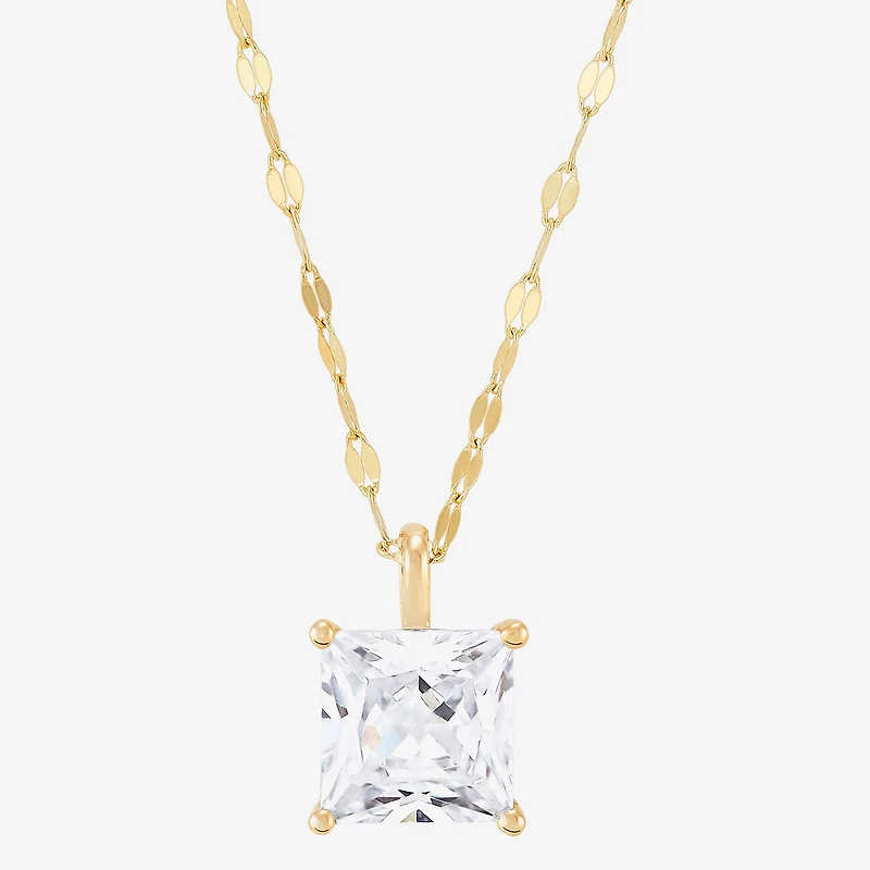 H-I / Si1-Si2) Womens 2 CT. Lab Grown White Diamond 14K Gold 18 Inch Pendant Necklace