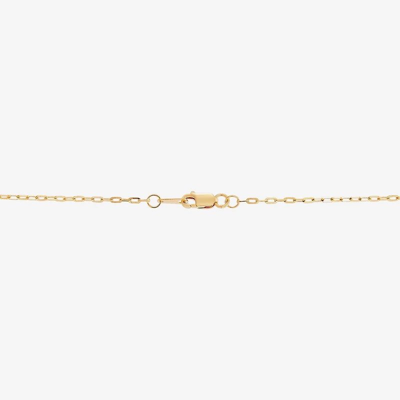 (H-I / Si1-Si2) Womens 2 CT. Lab Grown White Diamond 14K Gold Pear 18 Inch Pendant Necklace
