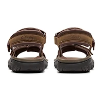 Clarks Mens Wesley Shore Adjustable Strap Flat Sandals