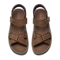 Clarks Mens Wesley Shore Adjustable Strap Flat Sandals