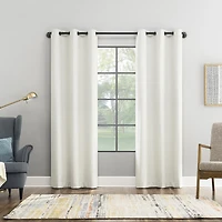 Sun Zero Aldwin Grommet Top Energy Saving 100% Blackout Single Curtain Panel