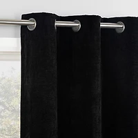 Sun Zero Isidora Grommet Top Energy Saving 100% Blackout Single Curtain Panel